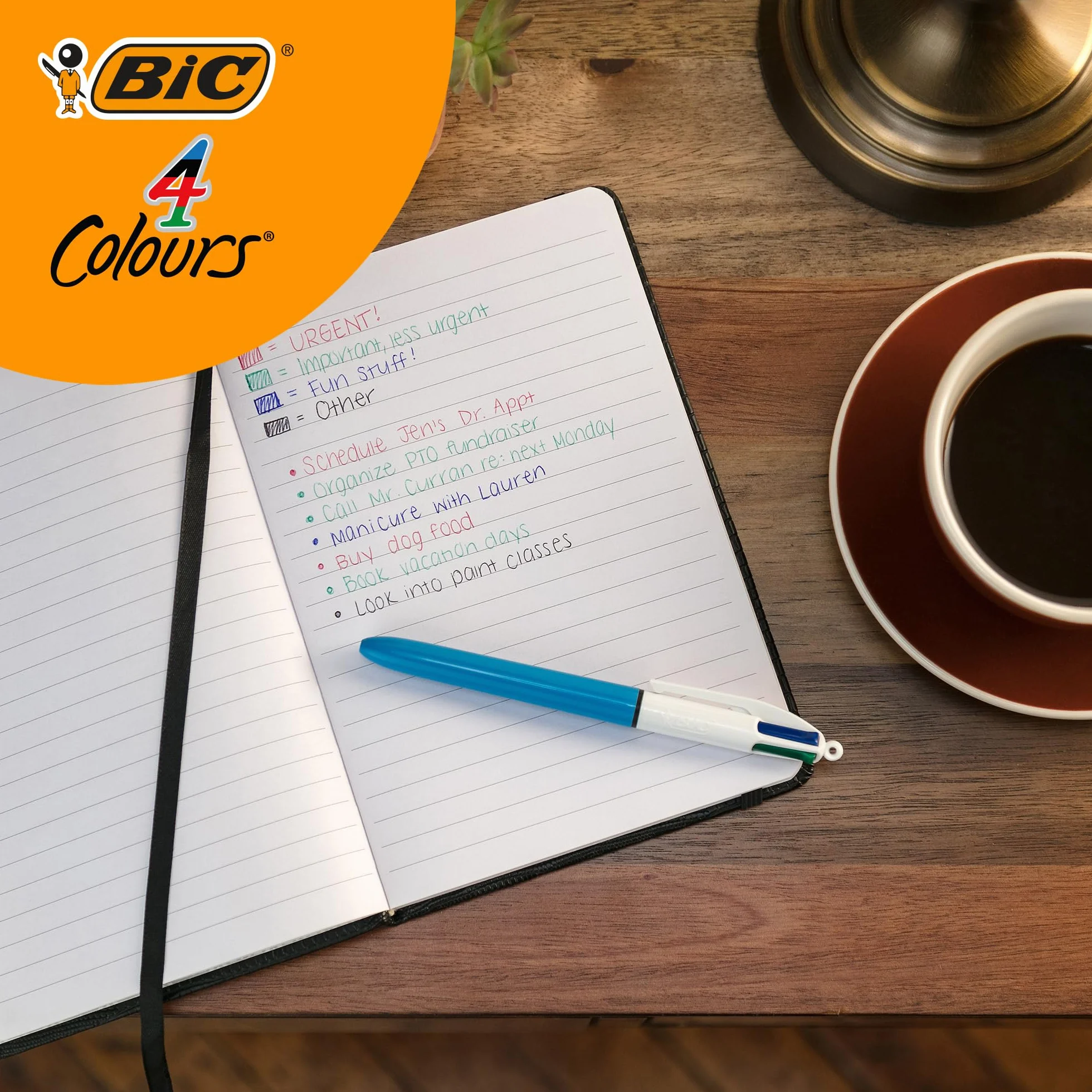 BIC 4 Colours Original Długopis mix AST Pudełko 12szt