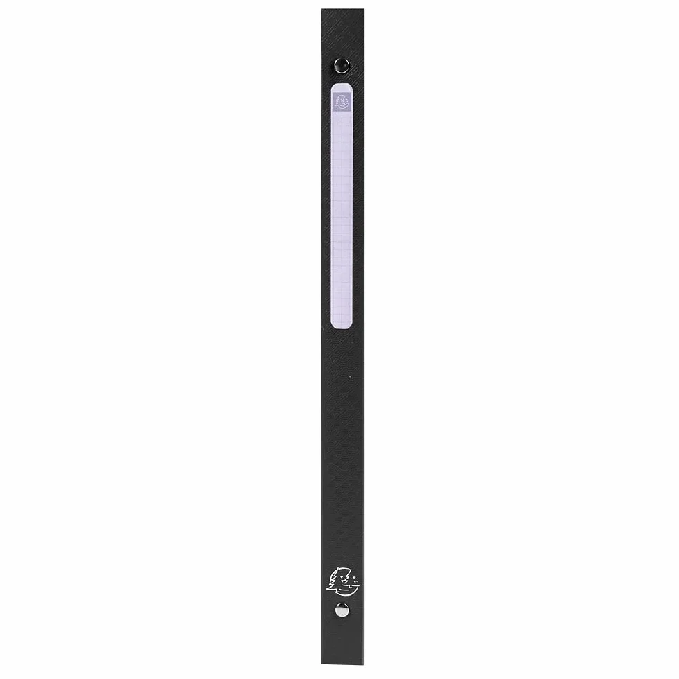 Exacompta Segregator OPAK 4 ringowy 15mm A4 polipropylen czarny