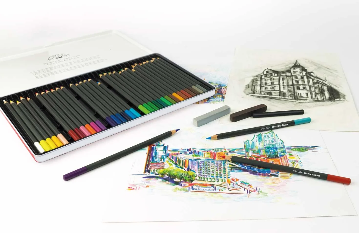 Eberhard Faber Zestaw do rysowania Artist Colour 16 elementów