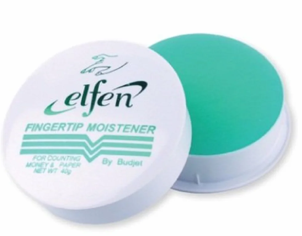 Elfen Odorless Non-Slip Counting Money Paper Acid Free 40 g. Nacisk palców Moistener by Elfen