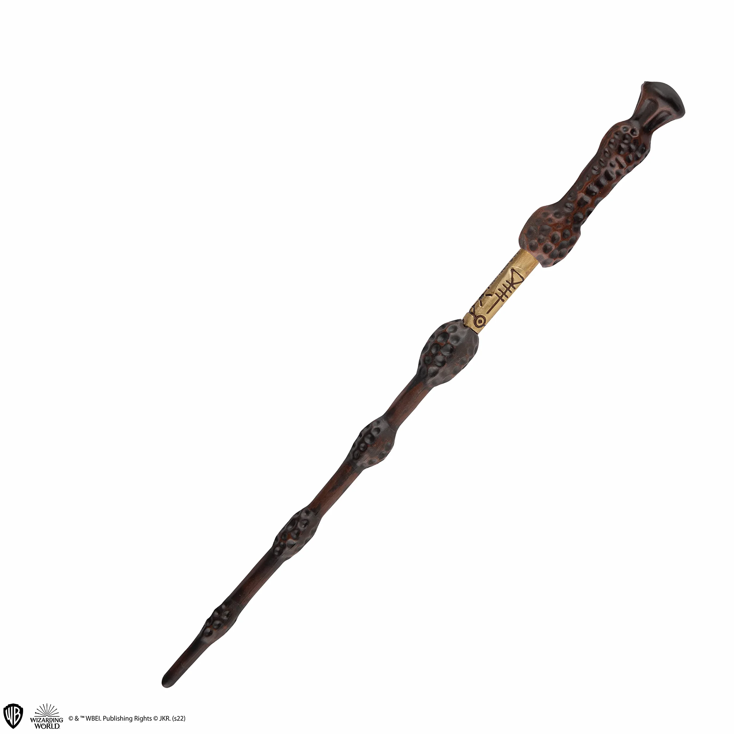 Harry Potter Magiczna różdżka Albus Dumbledore z podstawką i soczewkową zakładką Oficjalna licencja