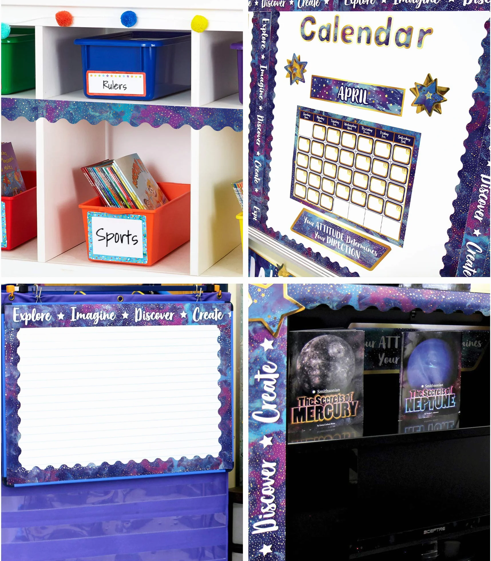 Galaxy Scalloped Borders