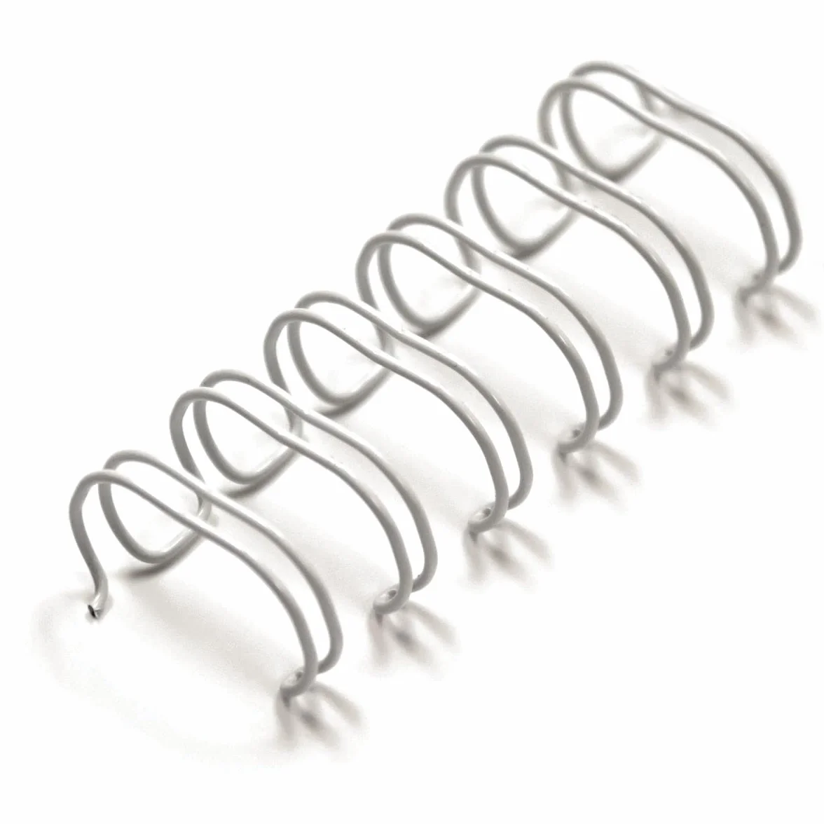 Albyco - Wire-O Segregator do Papieru - Do 65 Arkuszy - Segregatory A4 Papier, Segregator na Dokumenty, Grzbiety Druciane, Ringowy - 9,5 Milimetry | 3/8 Calan - 100 Sztuk - Biały