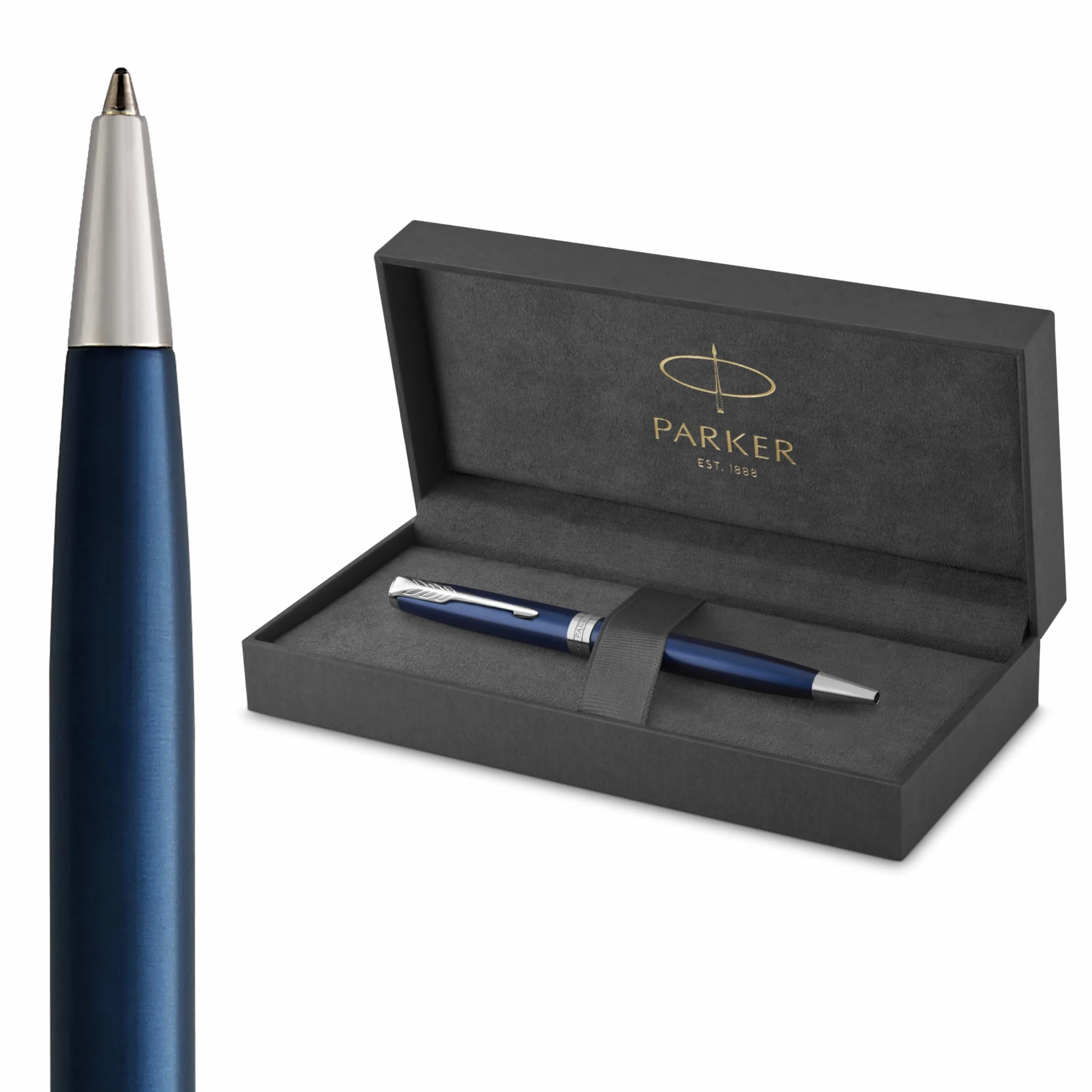 PARKER Sonnet długopis Subtel Blue CT medium czarny atrament opakowanie prezentowe