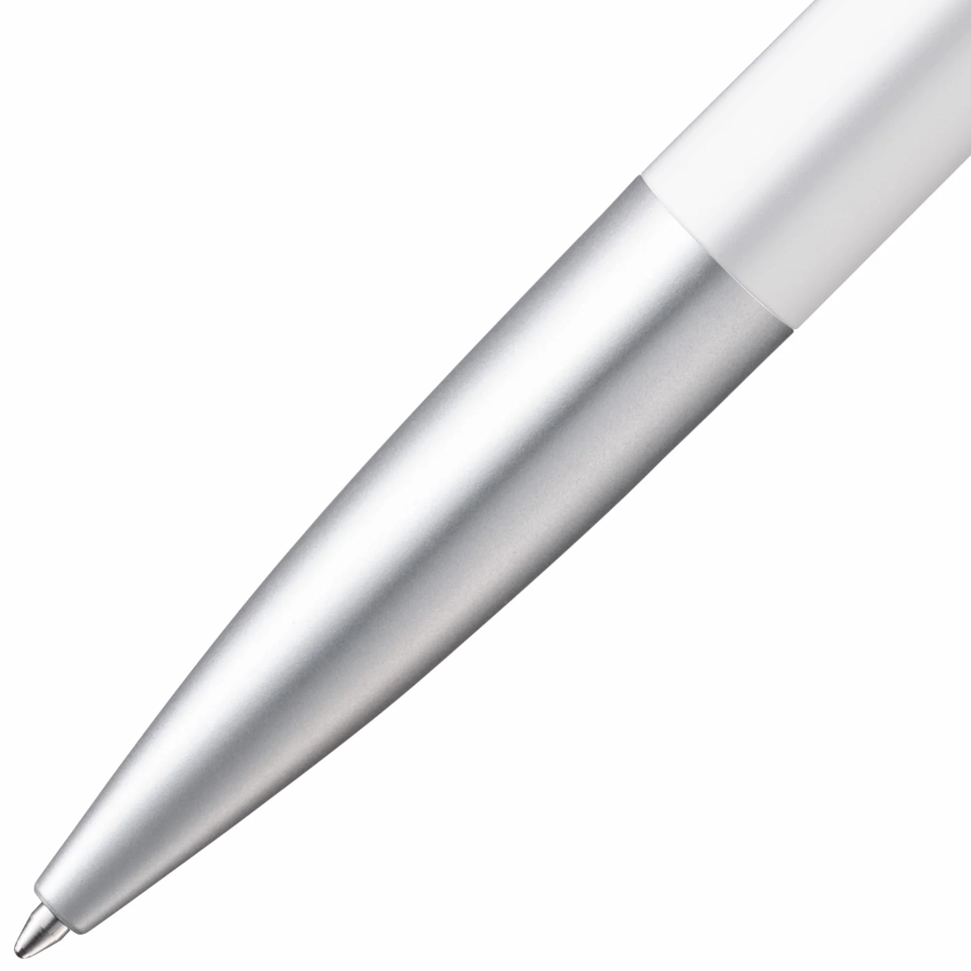 LAMY noto długopis 283 biało-srebrny mechanizm naciskowy wkład o dużej pojemności linia M