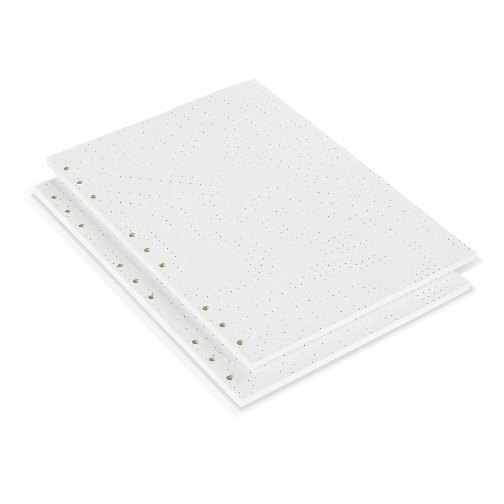 90 arkuszy papieru punktowego B5, 9 otworów, kropkowany papier uzupełniający do segregatorów pierścieniowych i Bullet Journaling – przyjazny dla środowiska papier biurowy (18 x 25,5 cm)