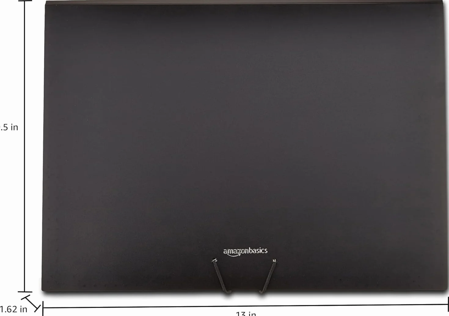 Amazon Basics Rozkładany organizer na dokumenty, wielkość listy, czarny, 1 sztuka