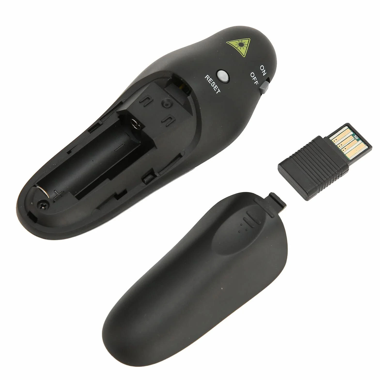 Bezprzewodowy Prezenter Zdalny, Prezentacja Clicker RF 2.4GHz Bezprzewodowy Prezenter Remote Clicker do Prezentacji PowerPoint PPT Slide Advancer do Keynote PC Laptop