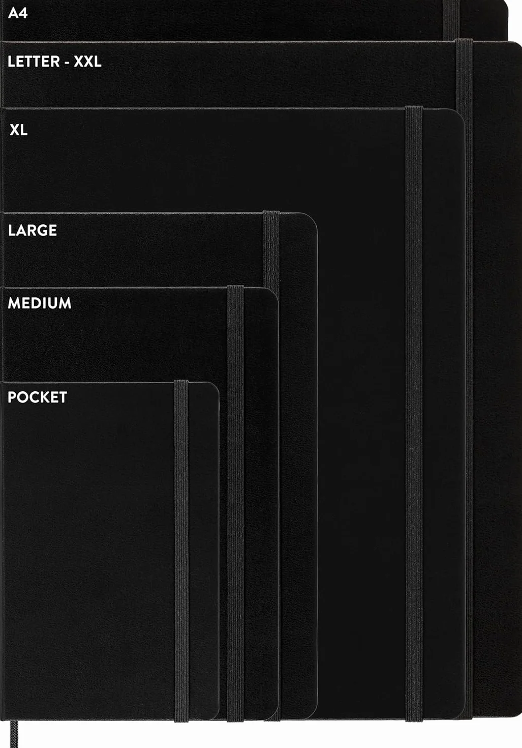 Moleskine Cahier pocket blanko schwarz DIN A6. 3er Pack