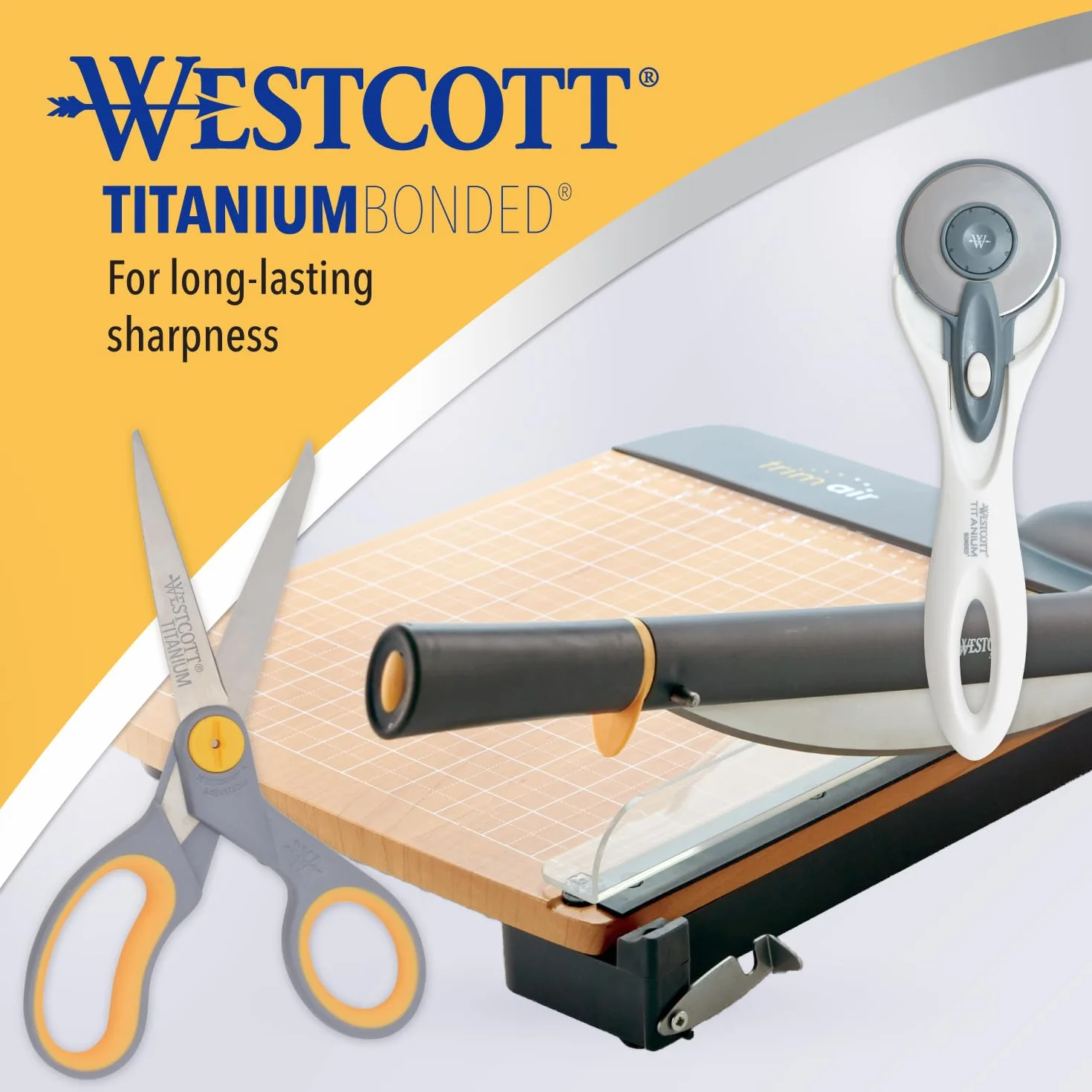 Westcott Titanium Bonded Micro-Tip Straight Scissors 5"-