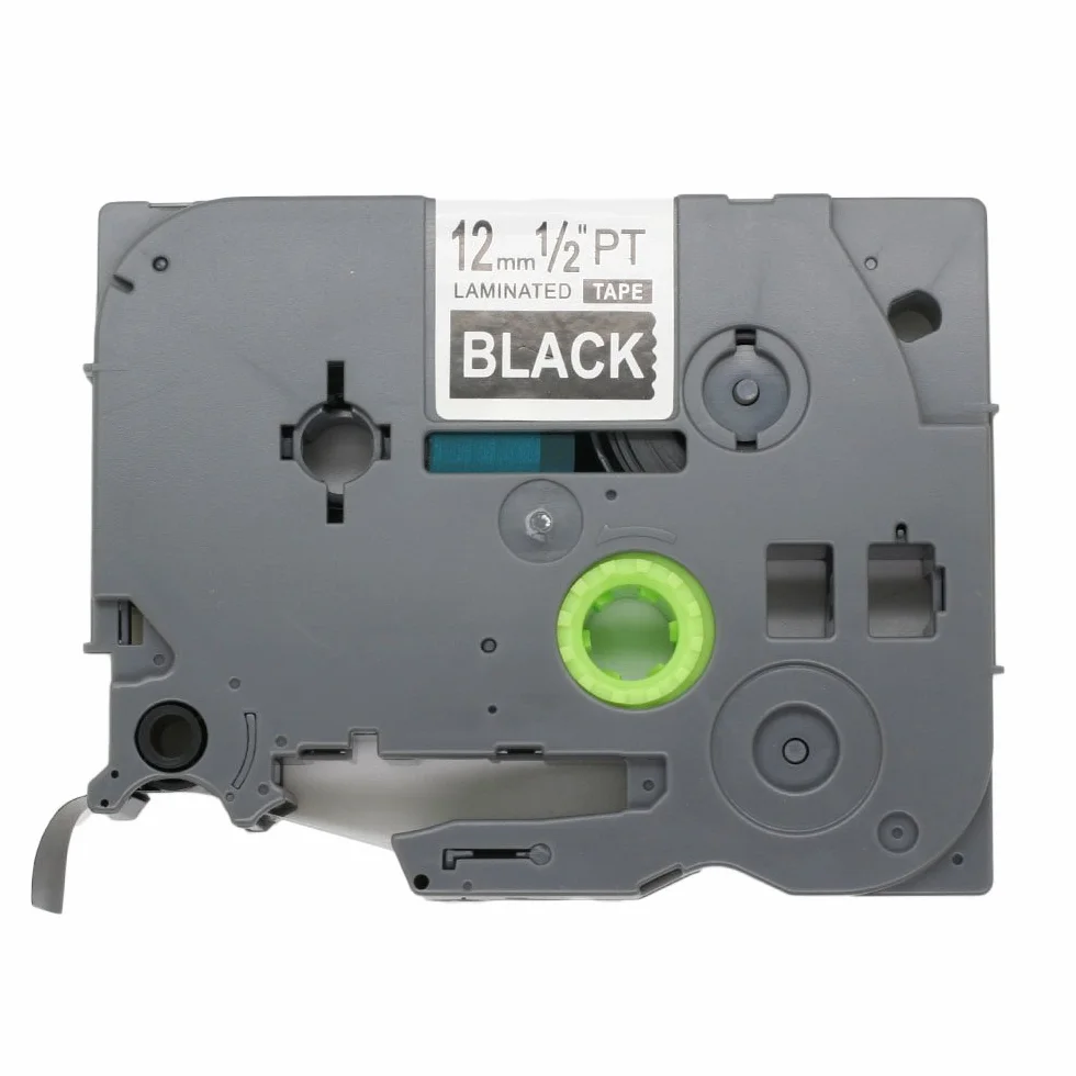 1 opakowanie biała na czarnej etykiecie taśma kompatybilna z Brother P-Touch TZ 335 TZe 335 12 mm 1/5.1 cm OPA1133E