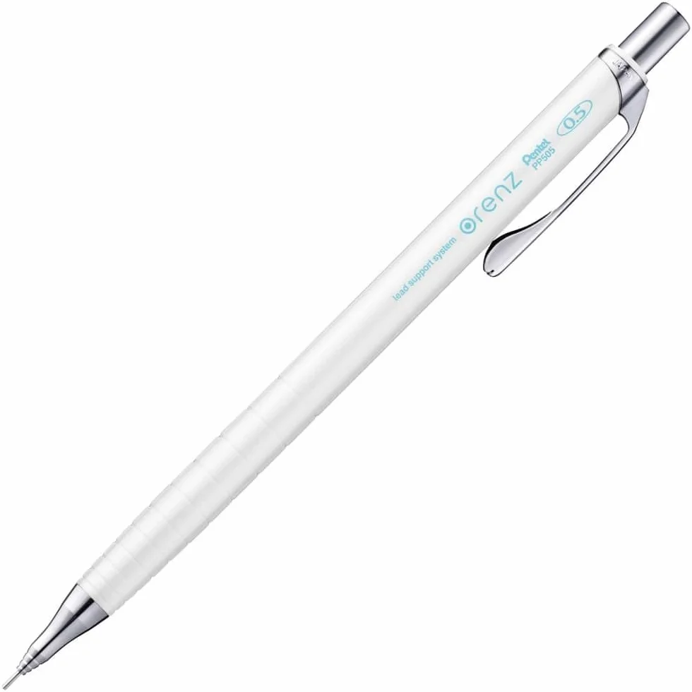 Pentel ORENZ PP505 ołówek automatyczny 0,5 mm B biały