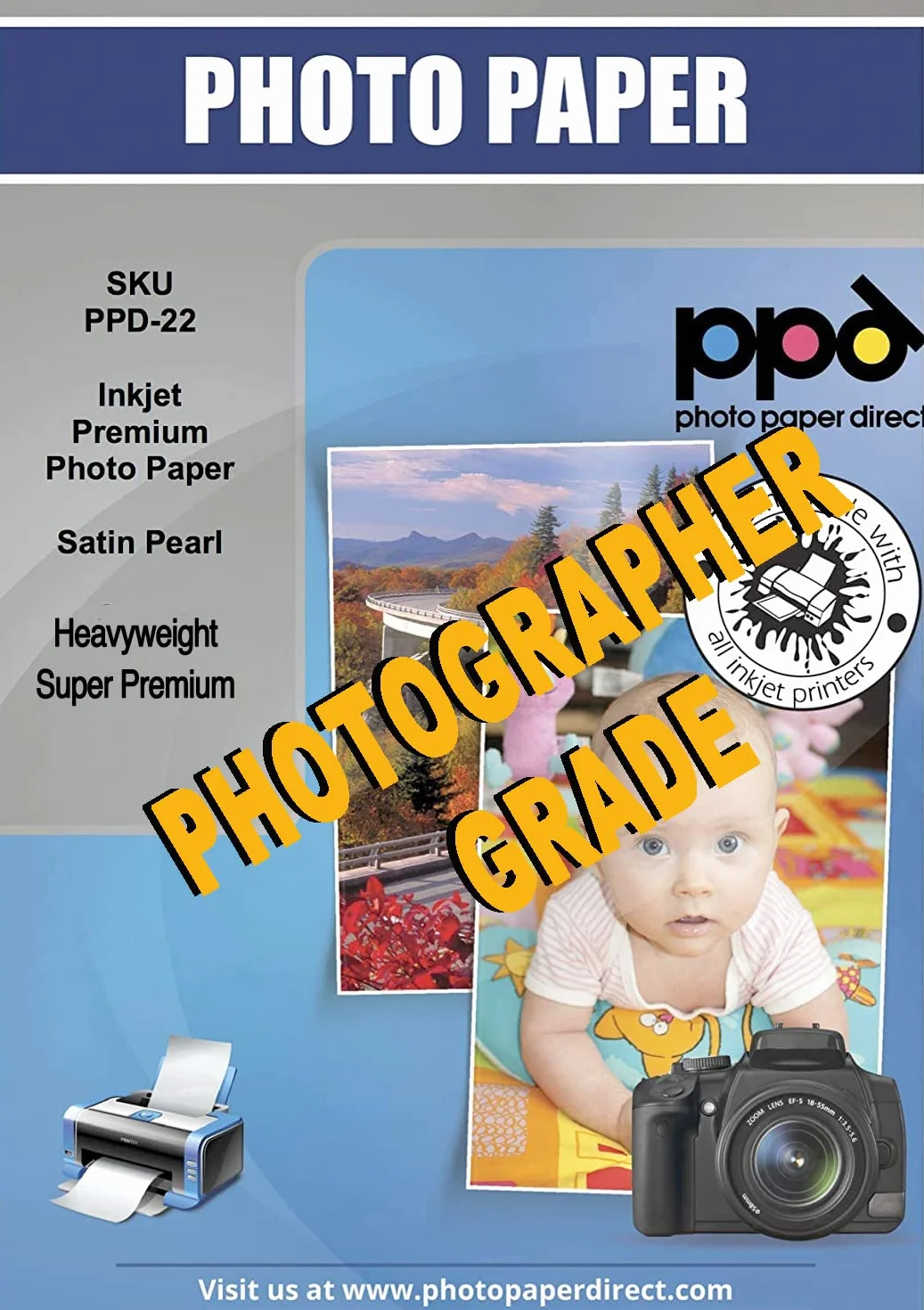 Papier Fotograficzny Satynowy Perłowy A3 280g 20 Arkuszy PPD-22-20