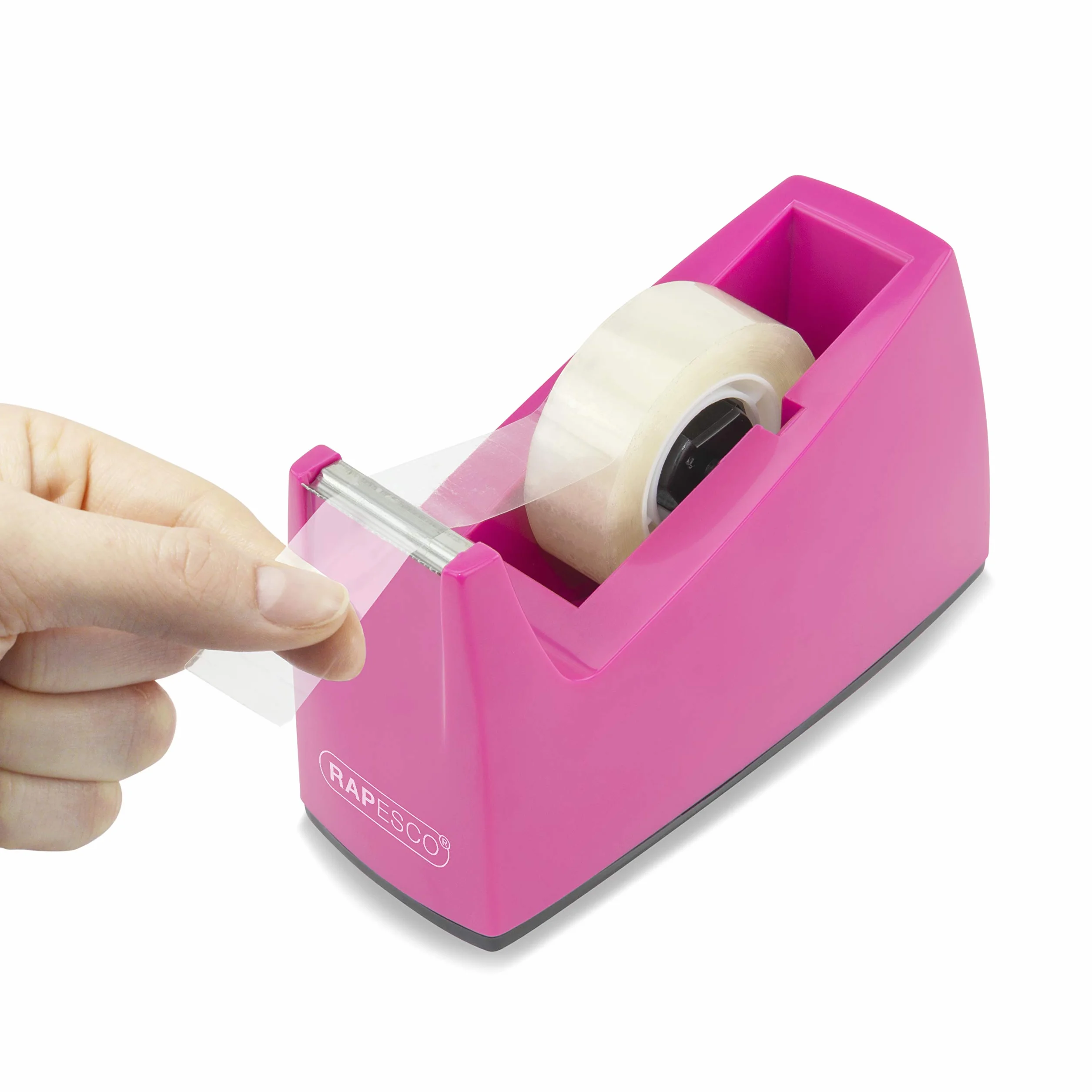 Rapesco 1621 300 Dozownik Taśmy, Różowy, 4 Rolki