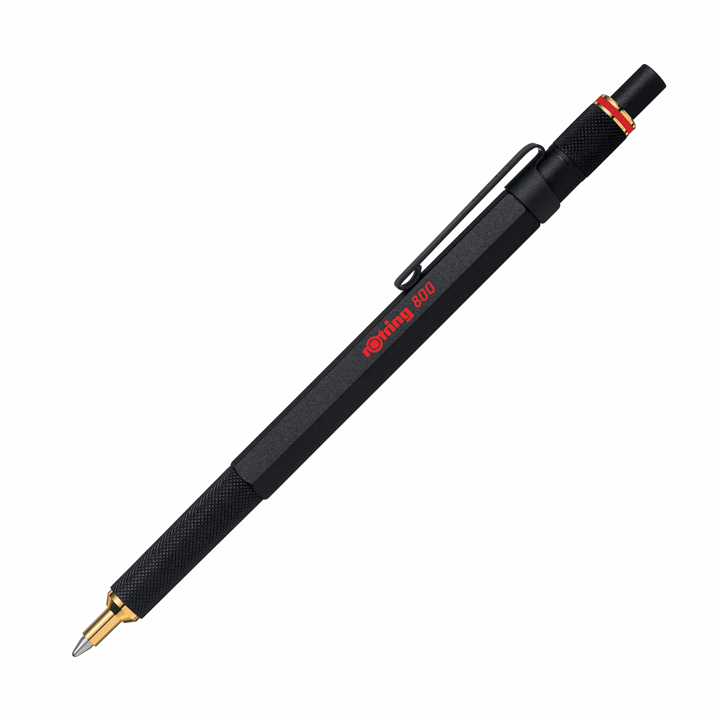 Rotring 800 Długopis, Czarny, 15.14 x 2.01 x 2.01 cm, 26 g