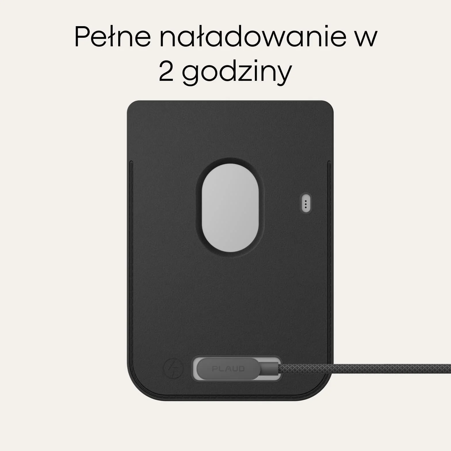 Plaud Note Pro akcesoria magnetyczny kabel USB-C 60 cm pierścień