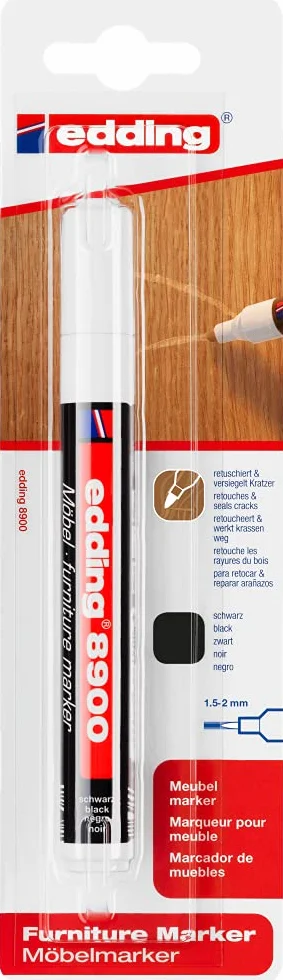 Edding 8900 4-8900-1-4001 Marker do Mebli, Czarny, 1,5-2 mm