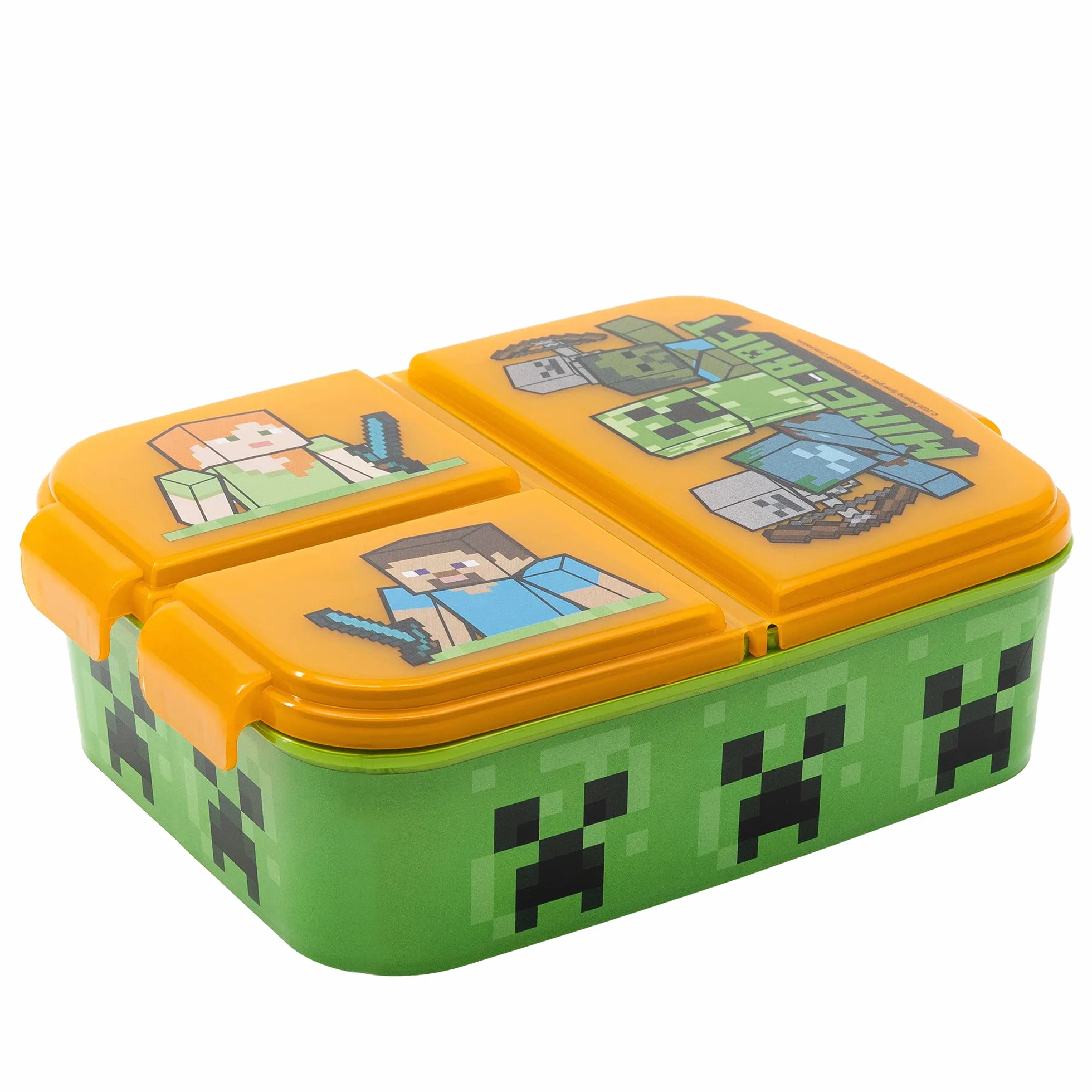 Stor Minecraft Pudełko na Posiłki, Wielokolorowy, 19.5 x 16.5 x 6.7 cm