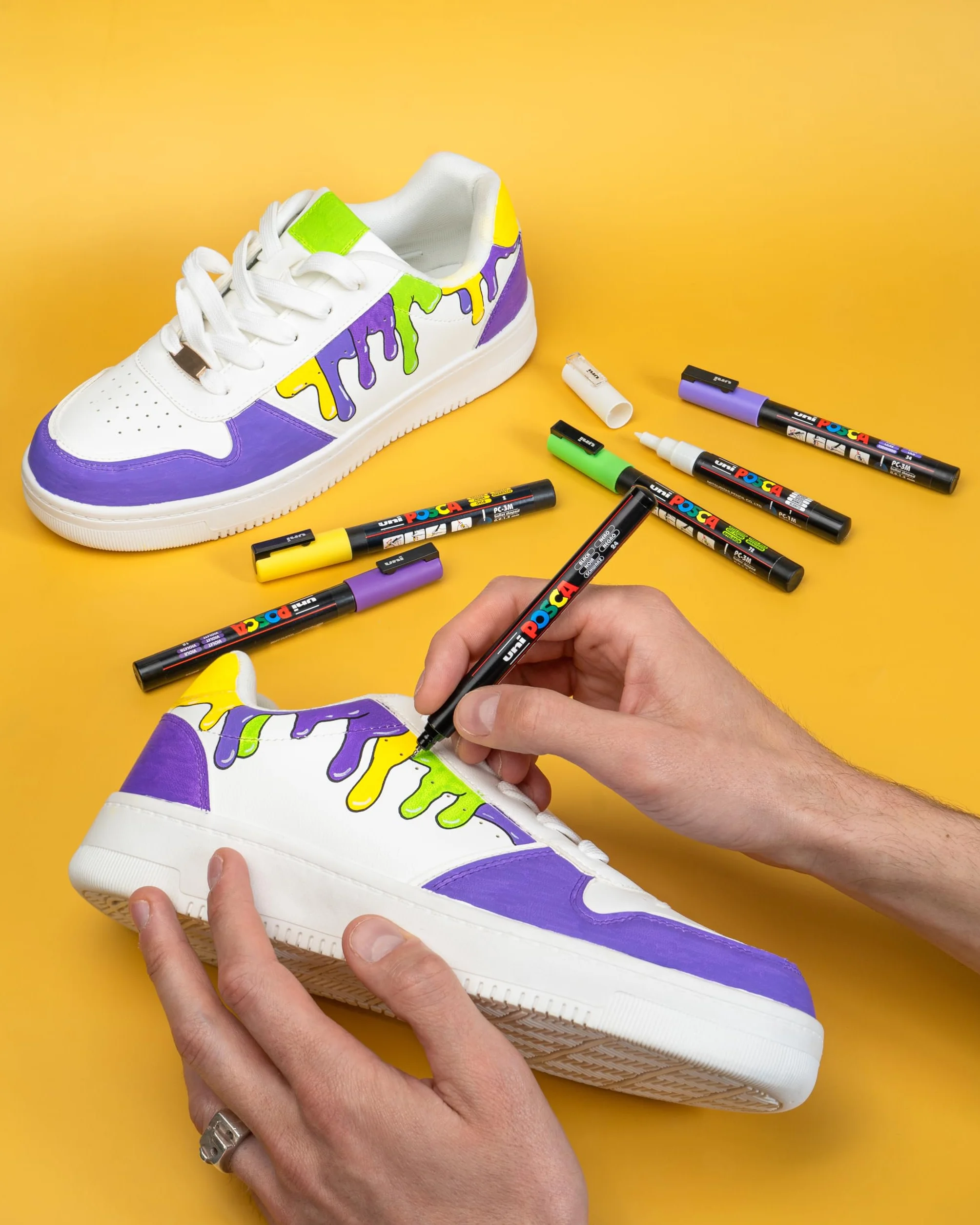 POSCA PC1MR Extra Fine Point 0,7 mm czarne markery na bazie wody