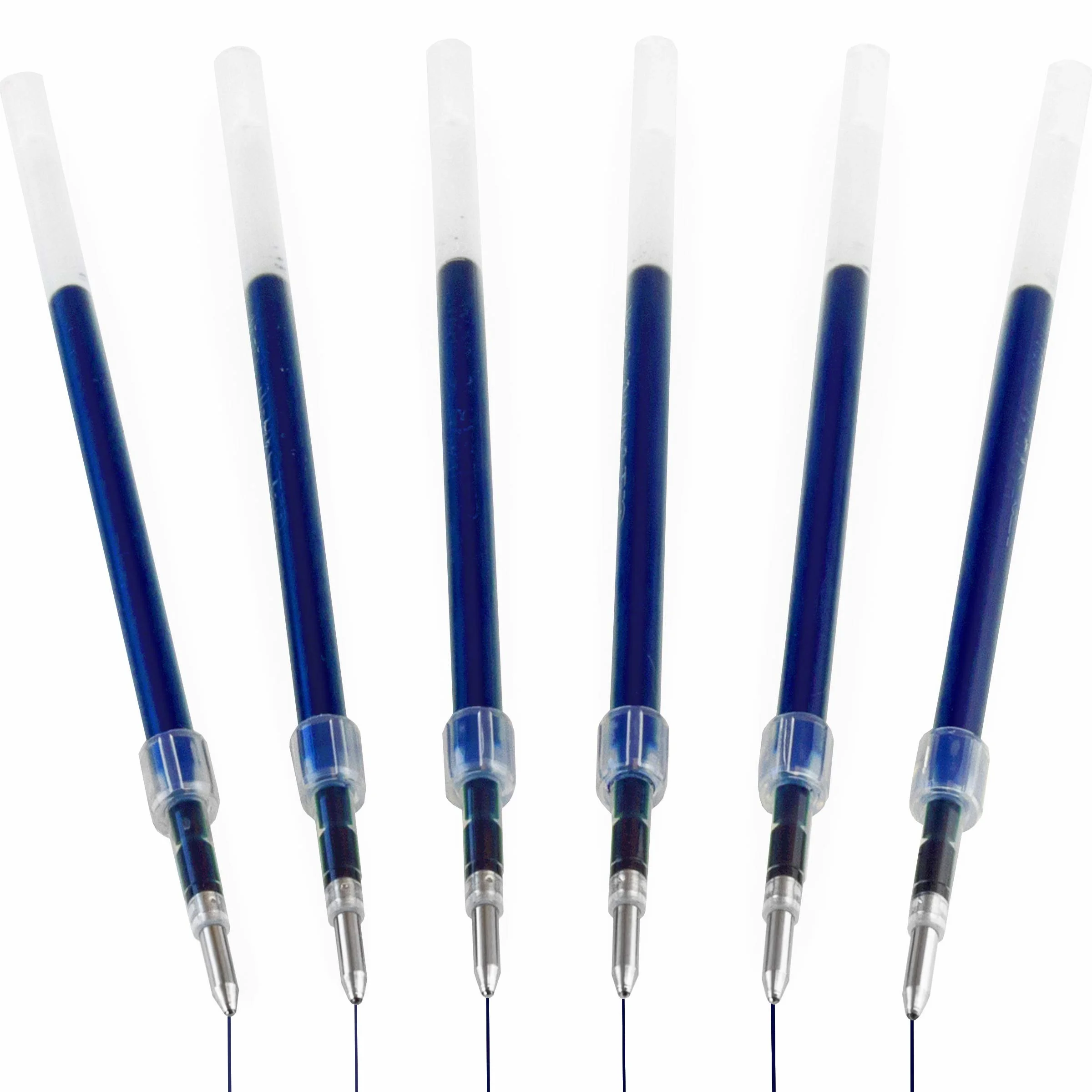 Uni-Ball Jetstream SXN-210 chowane wkłady do długopisów, stalówka 1,0 mm, tusz żelowy, niebieski atrament, 6 sztuk