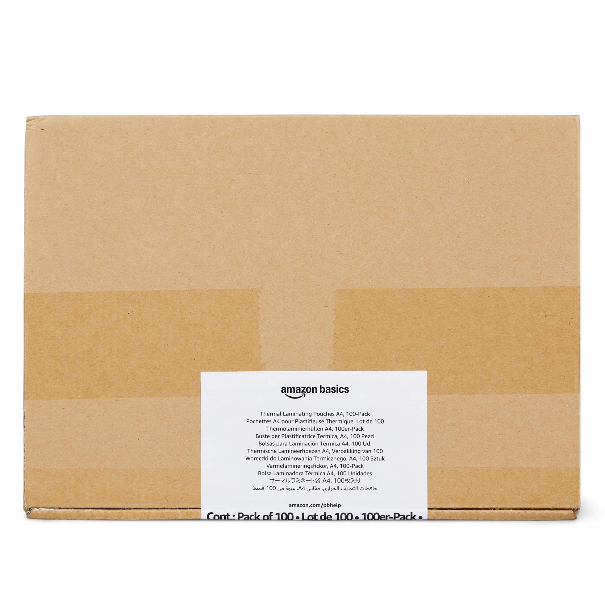 Amazon Basics Folie do Laminowania na Gorąco, A4, 100 Sztuk