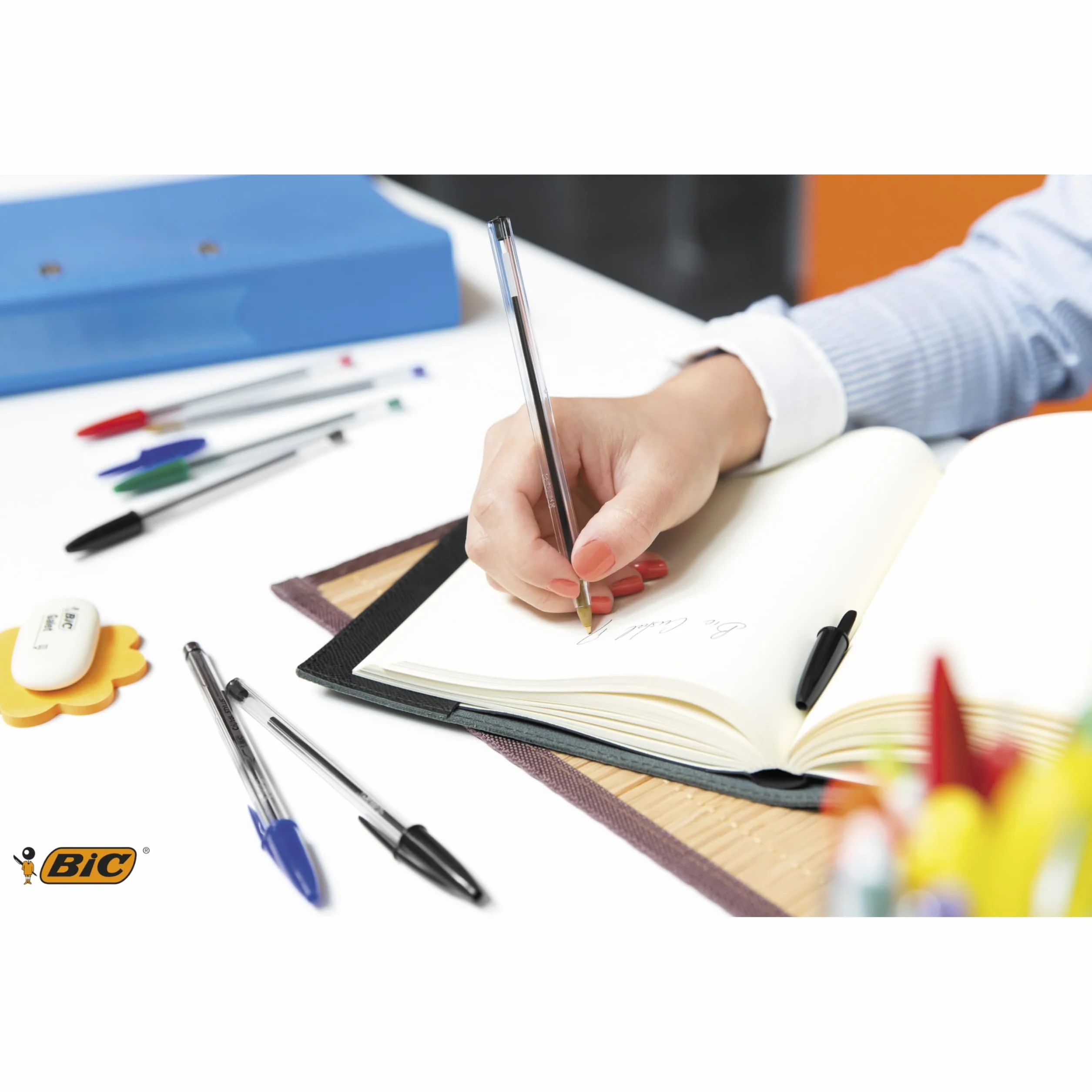 Bic Cristal Original Długopisy, Czarny, 10 sztuk