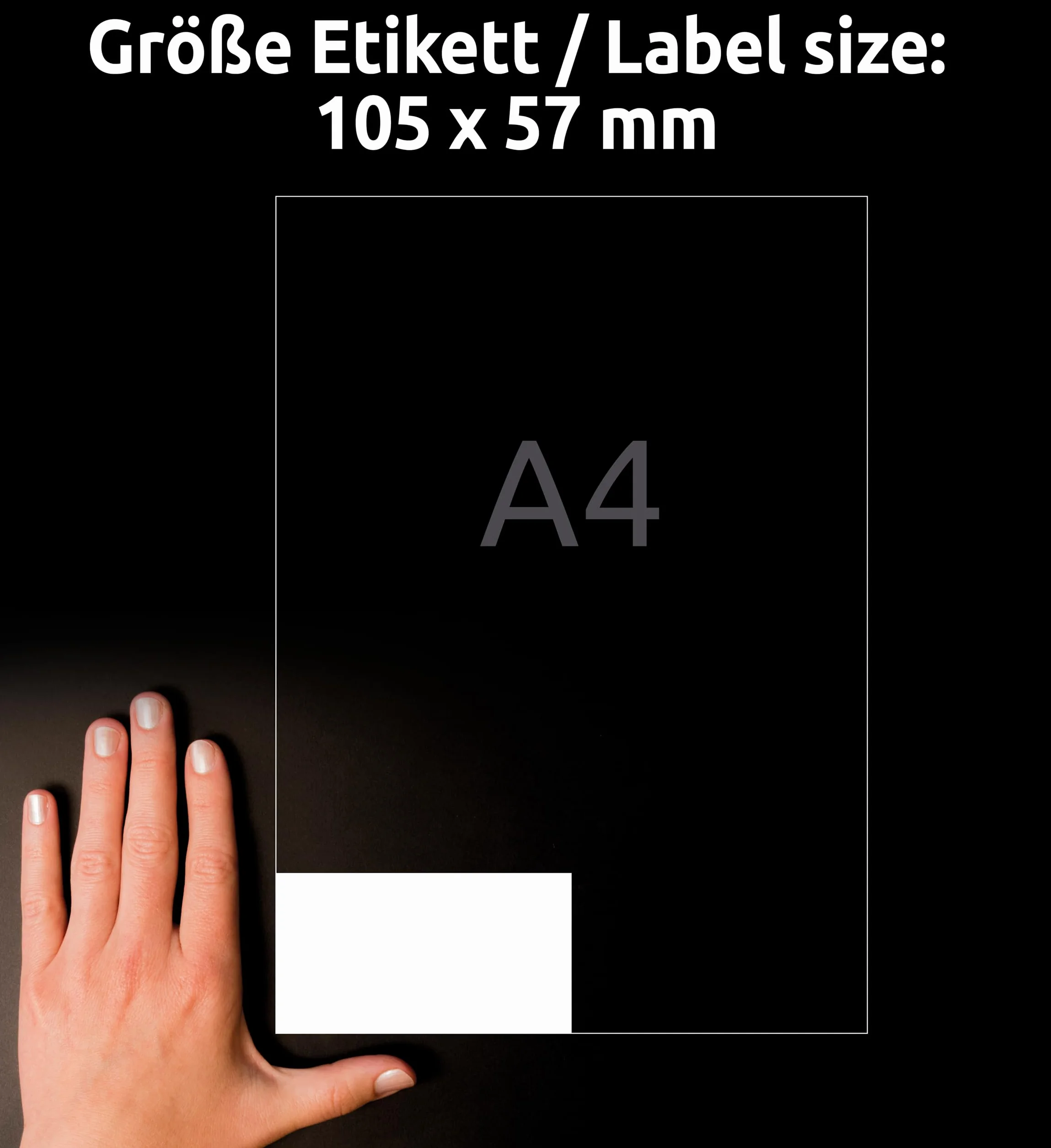 AVERY Zweckform 3425 naklejki adresowe 105 x 57 mm 1000 etykiet samoprzylepnych papier matowy biały