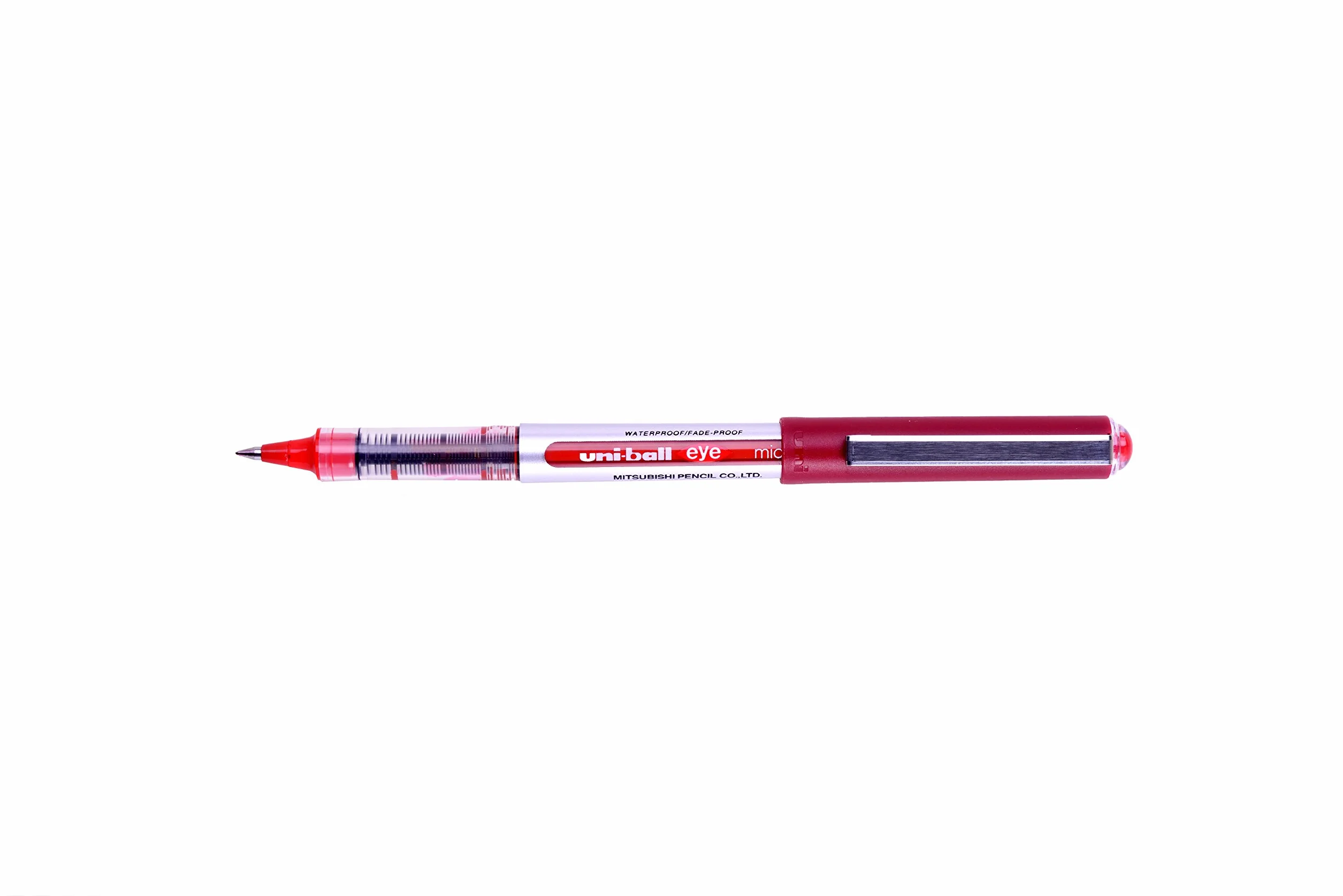 uni-ball UB-150 Eye Micro długopisy kulkowe 0,5 mm czarny niebieski czerwony Uni Super Ink opakowanie 5 sztuk