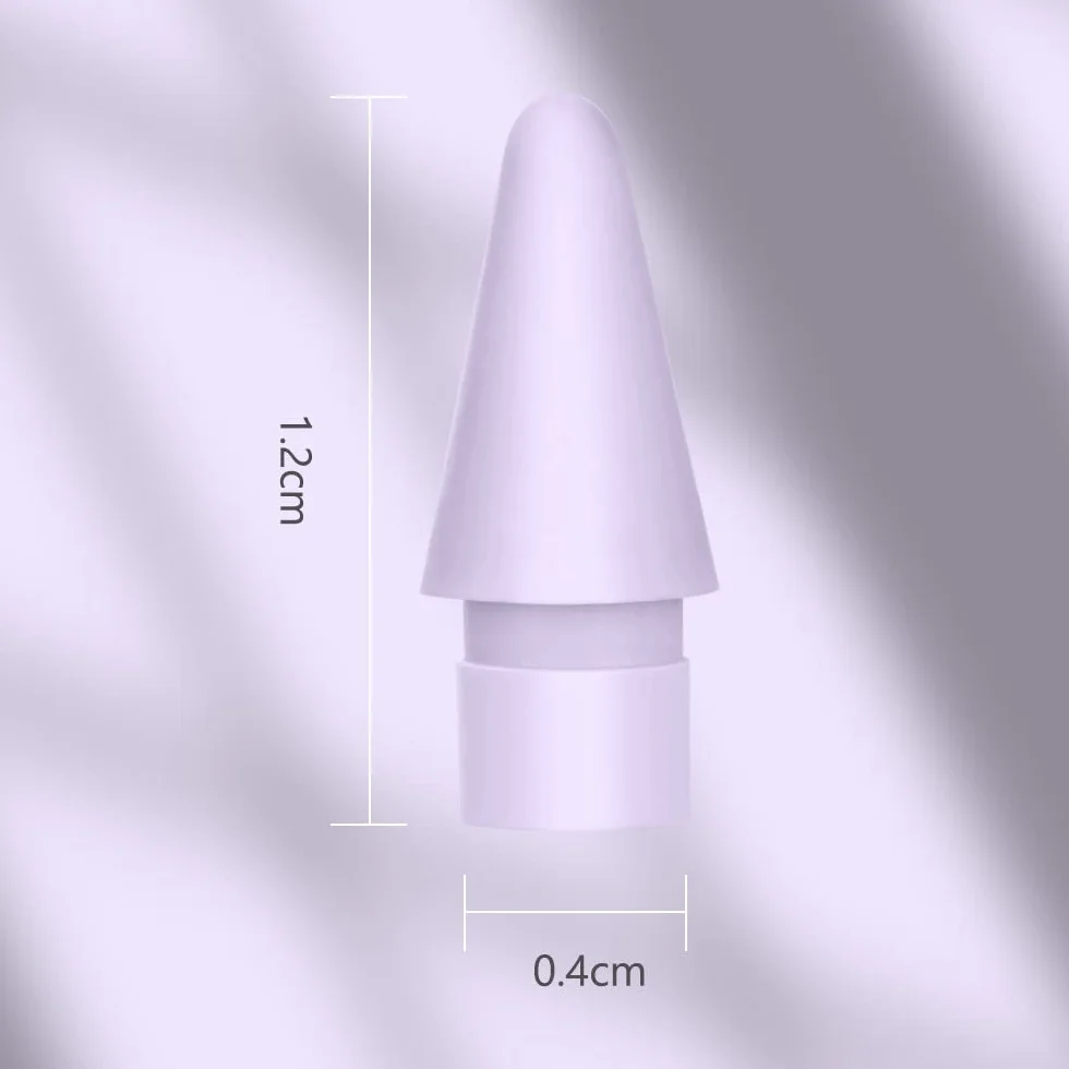 flintronic Końcówki kompatybilne z ołówkiem Apple iPad Pro, 6-pak końcówek zamiennych do Apple Pencil 2. generacji i 1. generacji, końcówki wymienne do iPada Pro iPencil, Macaron