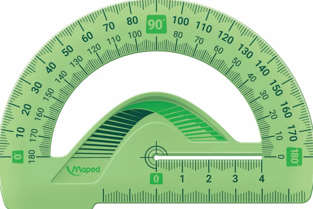 Maped M244304 - zestaw do rysowania Flex Maxi 4-częściowy z linijką 30 cm i dwoma trójkątnymi kątami
