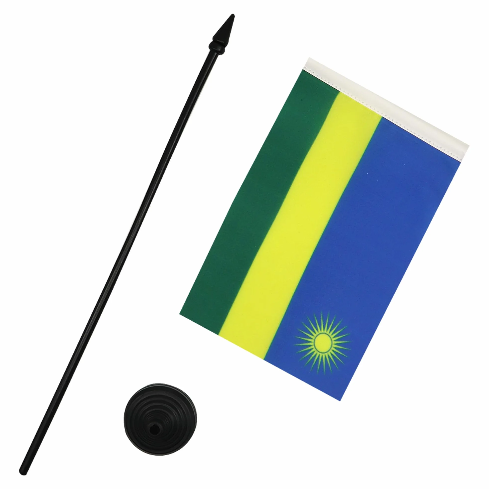 Flaga na stół Ruanda, 15 x 10 cm
