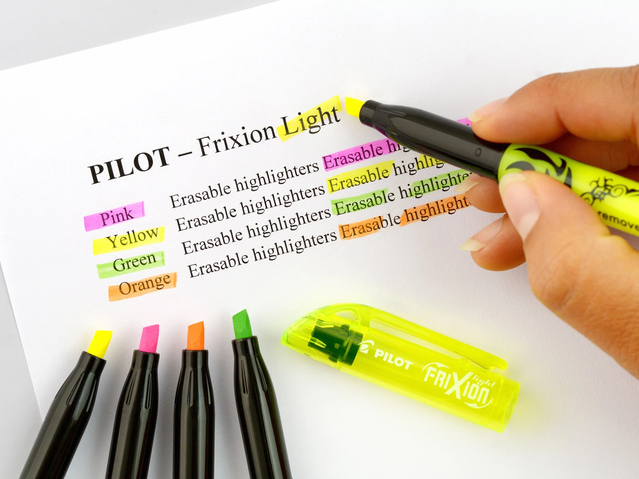 Pilot Pen Frixion Light Zestaw Markerów Wielokolorowy 6 Sztuk