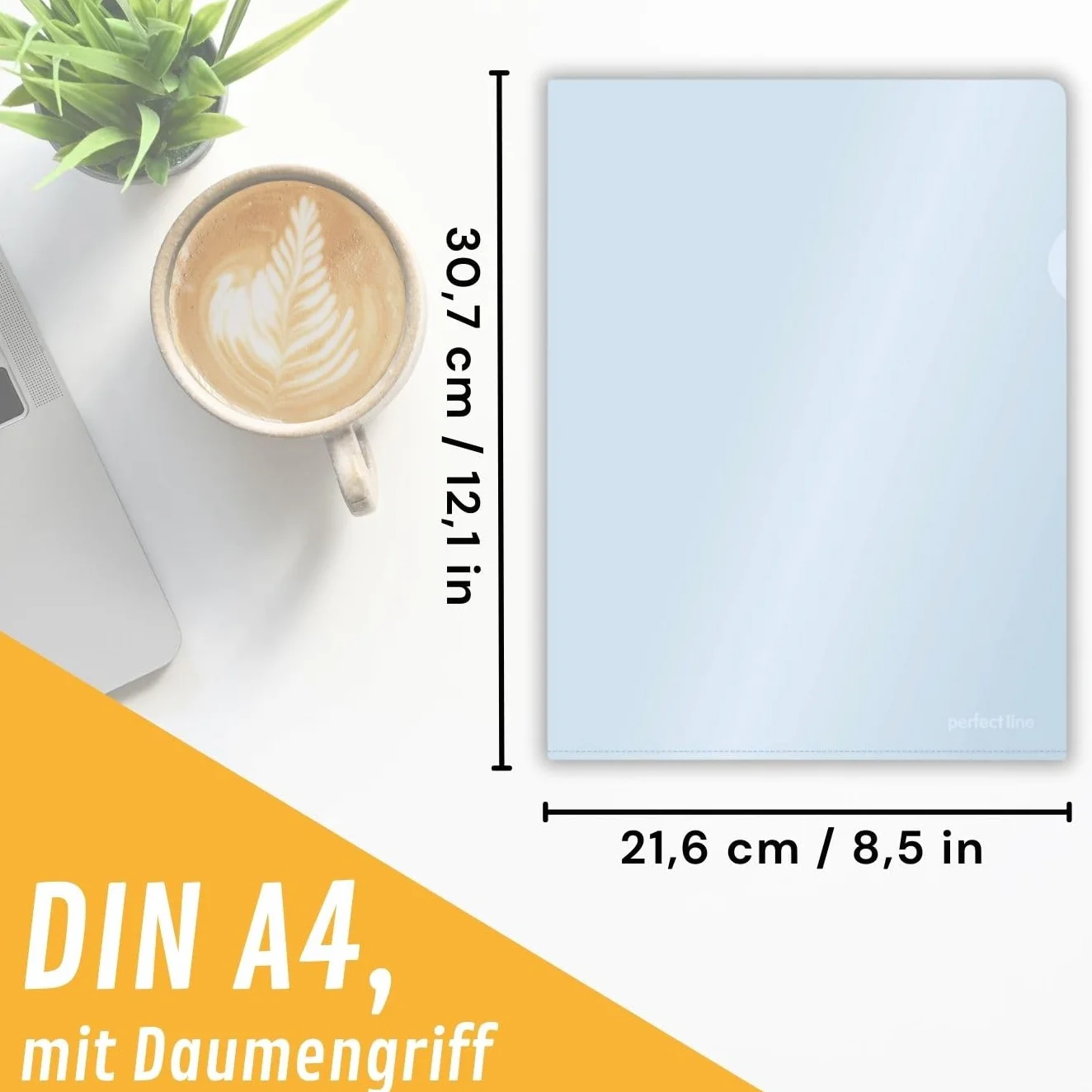 Przezroczyste koszulki DIN A4 Perfect Line 100 sztuk odporne na uszkodzenia