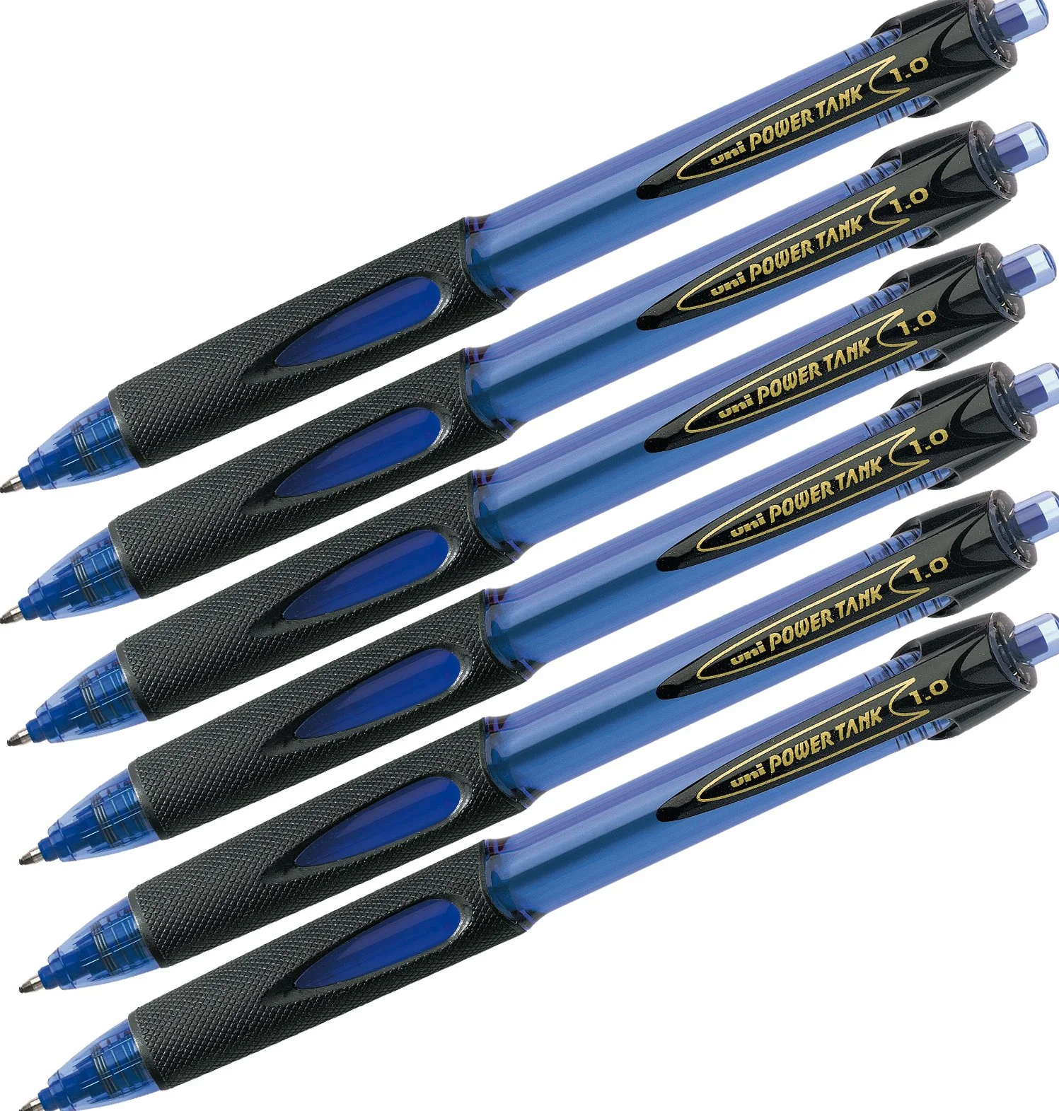 uni-ball® Power Tank wysuwany długopis, 6 Stück Blau, 1