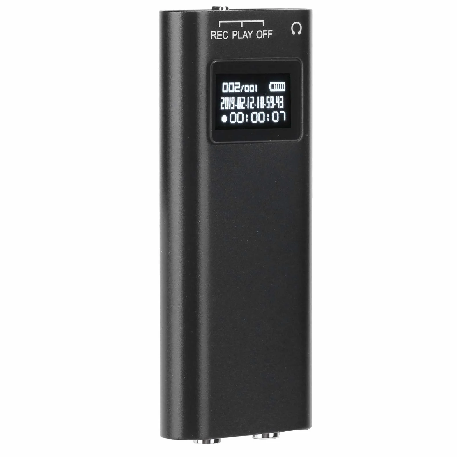03 Cyfrowy dyktafon głosowy, mini rejestrator audio, mały rozmiar i lekki dla studentów dorosłych (32 GB)