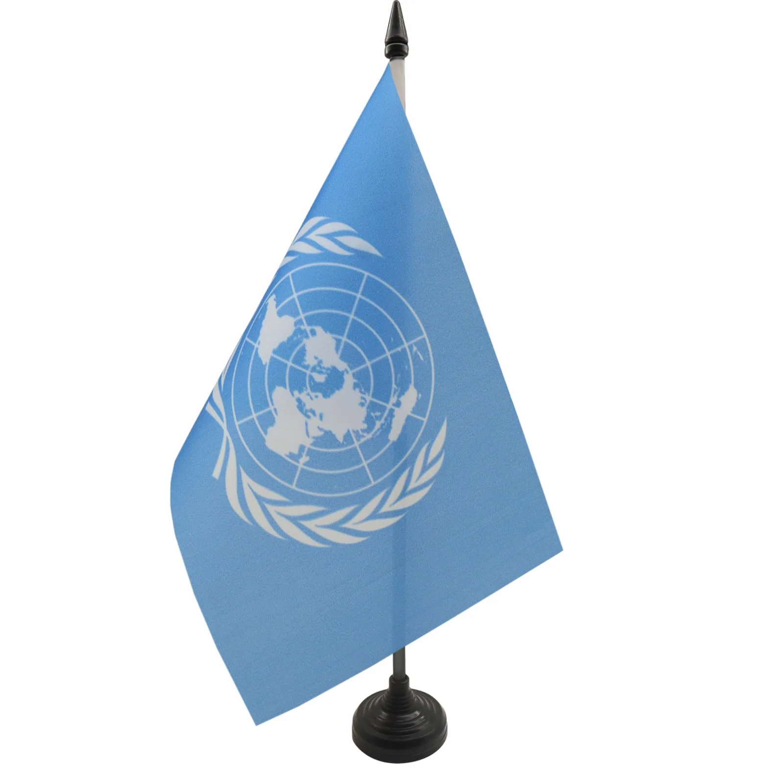 Drapeau de Table ONU, 21cm x 14cm