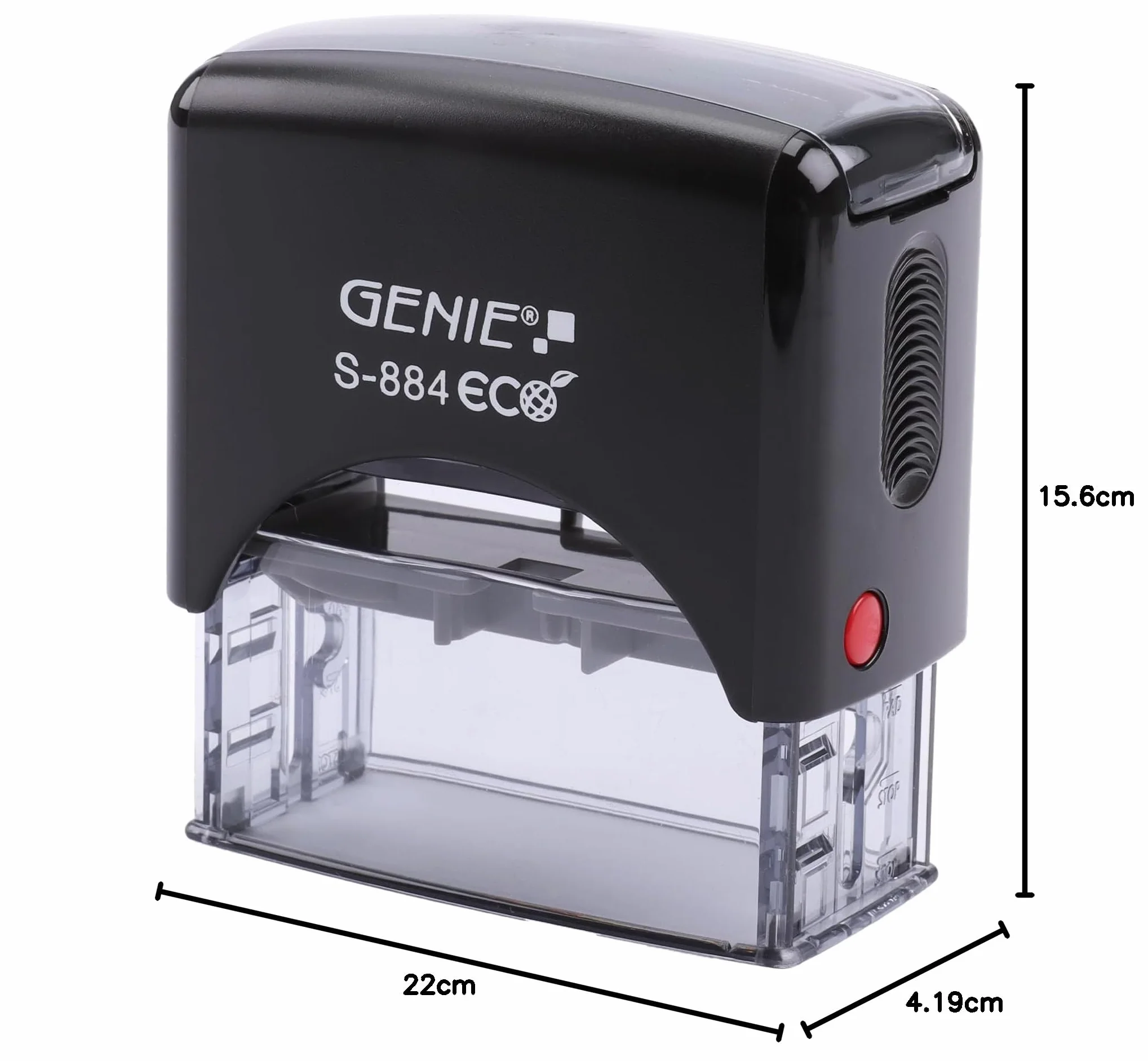 Genie S-884 Zestaw Stempli Samotuszujących Czarny Srebrny