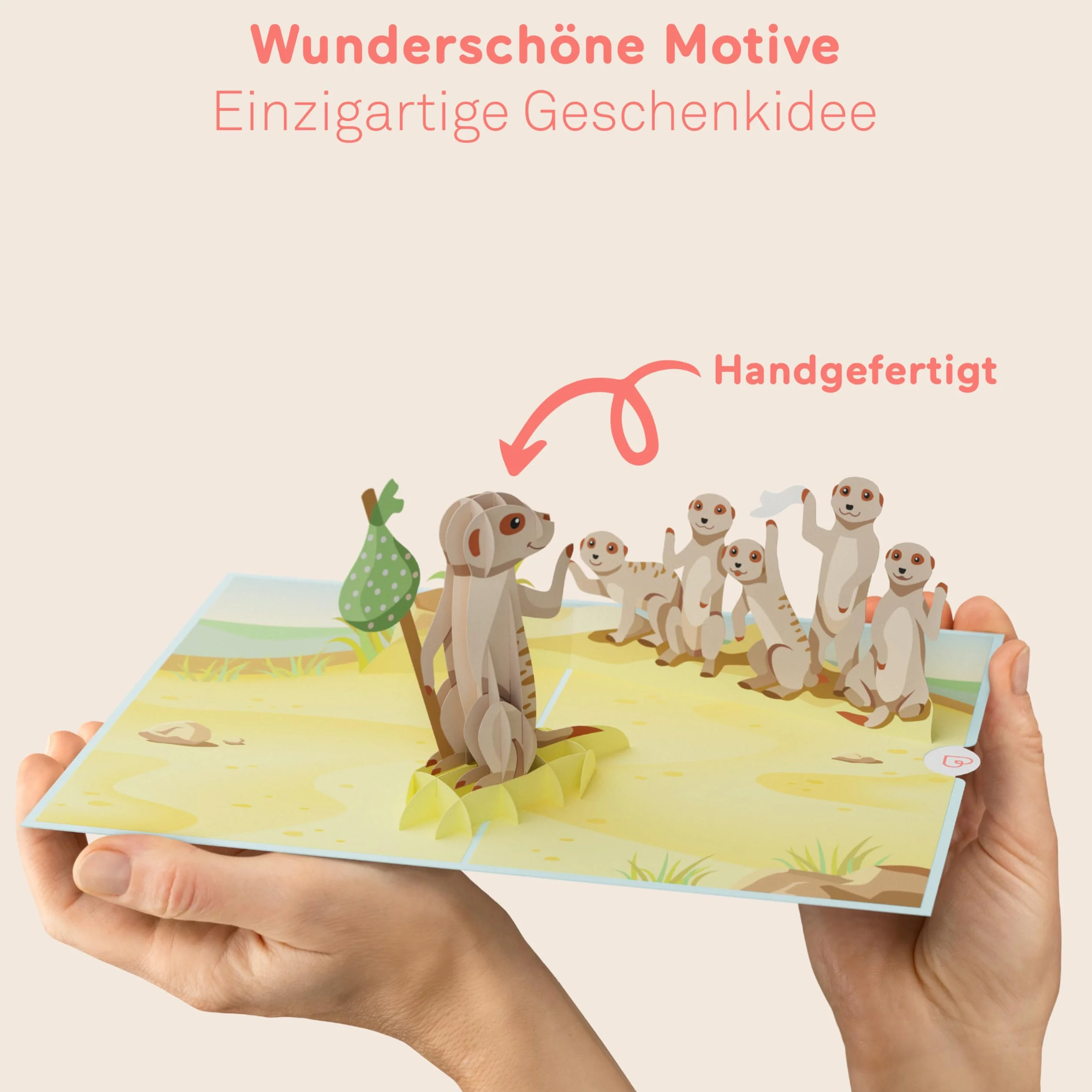 Pop-Up Karte Abschied Mach's Gut 3D Abschiedskarte für Kollegen Jobwechsel Ruhestand Rente