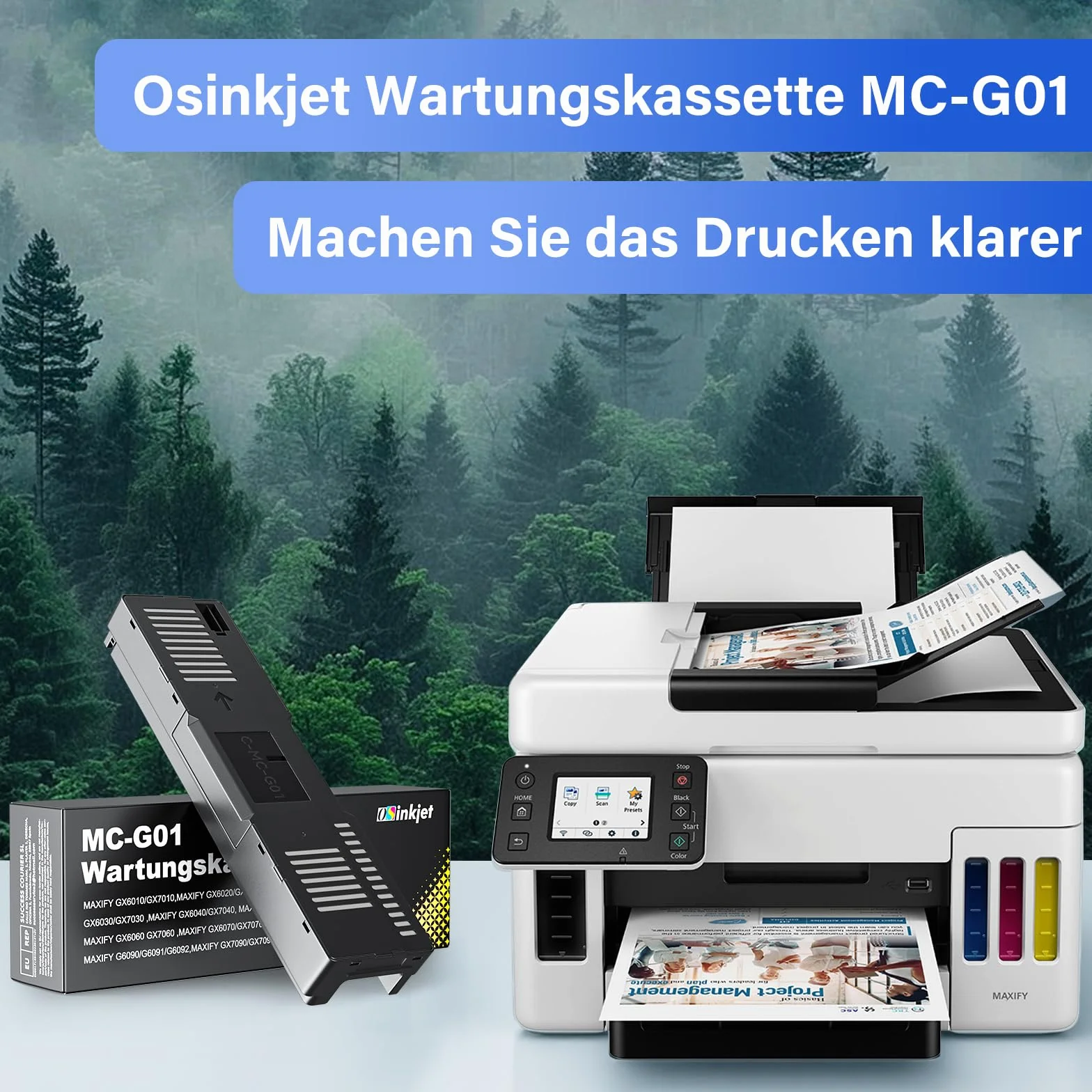 MC-G01 wkład konserwacyjny kompatybilny z Canon Maxify GX6050 GX7050