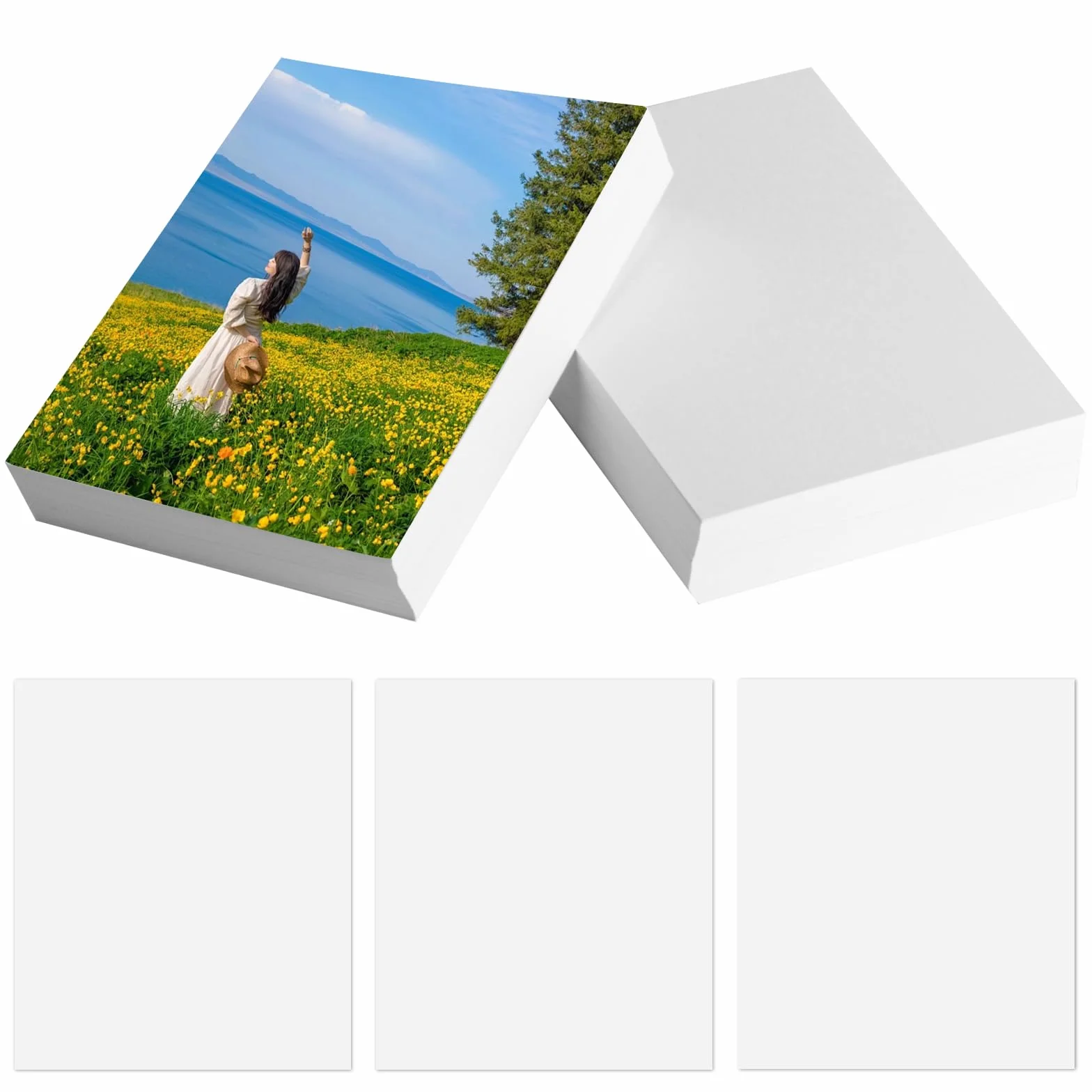 Papier fotograficzny 200 arkuszy 10x15 cm 200 g/m² wysoki połysk A6