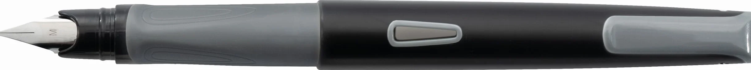 EBERHARD FABER 551002 - Zestaw piśmienny z piórem wiecznym, gumką i nabojami atramentowymi, zestaw NXT-PEN szary/czarny | Z piórem, atramentem i wkładami atramentowymi