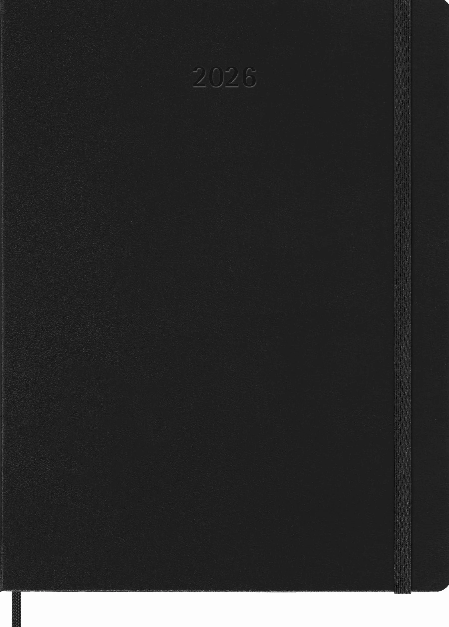 Moleskine Pro Wochen Notizkalender 2026 Pro XL 1 Wo 2 Seiten vertikal fester Einband Schwarz