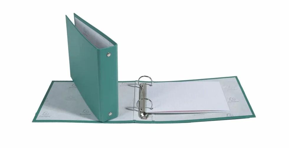 Exacompta 51050E Segregator 2 ringowy A6 grzbiet 40 mm segregator pierścieniowy teczka na dokumenty segregator na dokumenty 1 sztuka różne kolory