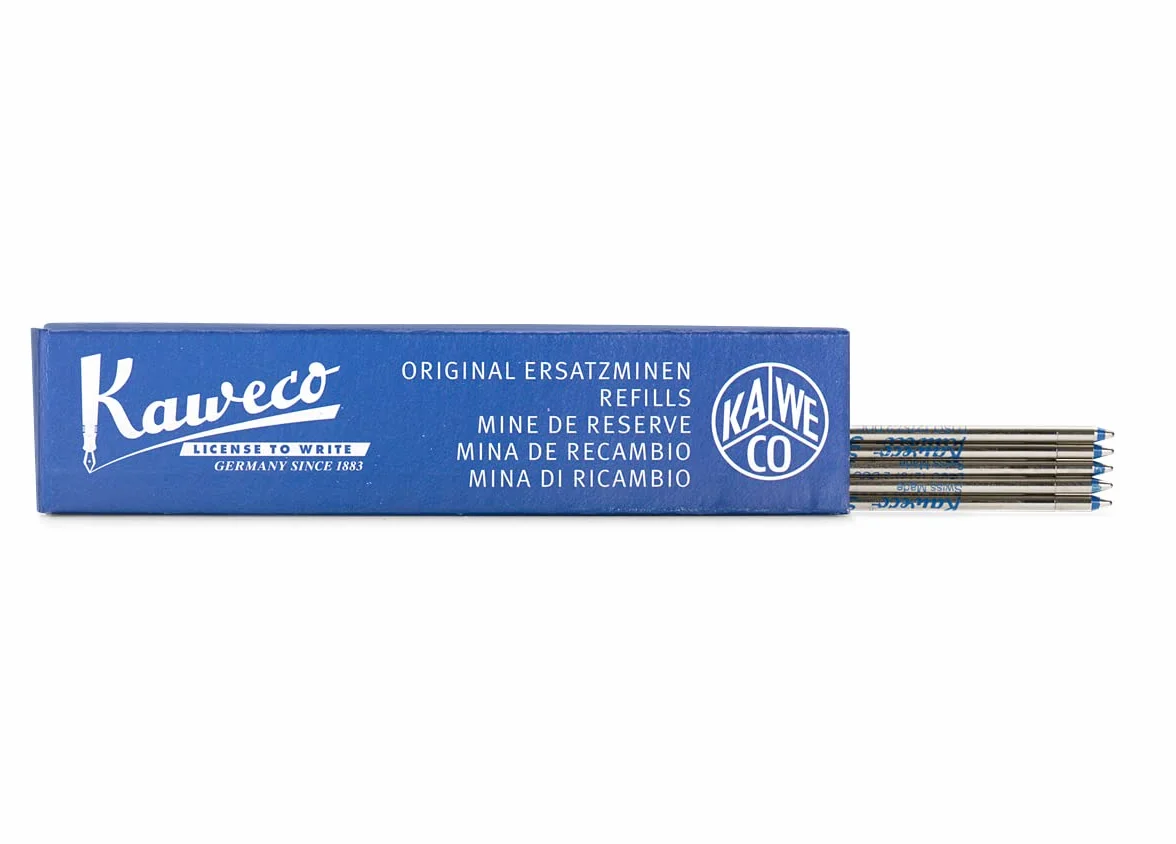 Kaweco D1 wkłady do długopisów 0,8 mm niebieskie 5 sztuk do Sport Liliput