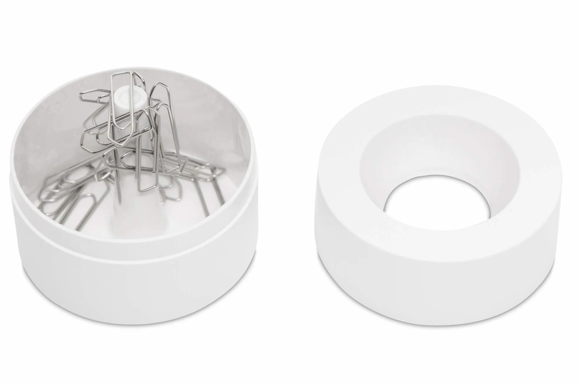 MAUL Magnetyczny Uchwyt na Spinacz do Papieru, 73 Mm, H66 Mm, Biały