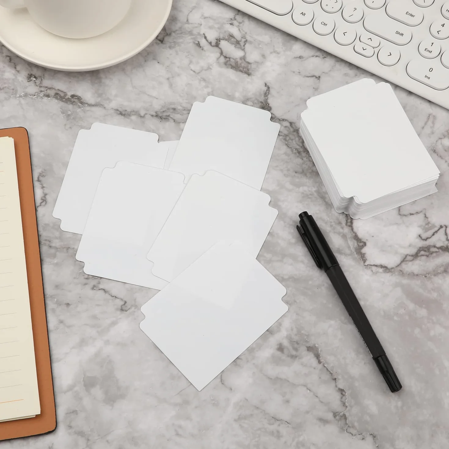 SAVITA 50 sztuk Card Sorting Dividers, Card Divider Labe Plastikowe Przekładki Organizer na Karty Kolekcjonerskie do Gier Artykuły Sportowe, 93x69 mm