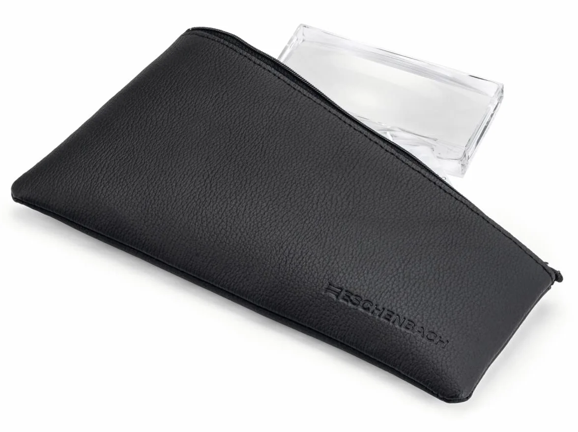 Eschenbach 28513 - Case for aspheric II, visomed and mediplan ERGO, Faux leather, large, 24 x 14.5 cm