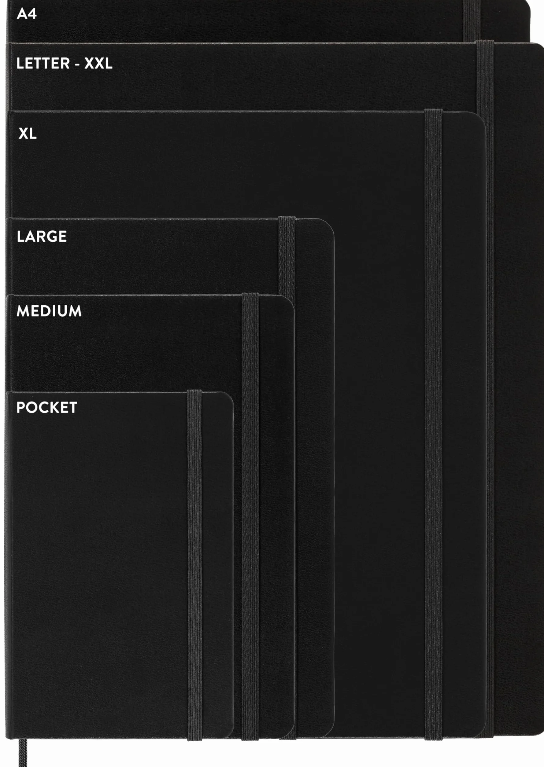 Moleskine Planer tygodniowy 12 miesięcy 2025 twarda okładka czarny 19 x 25 cm