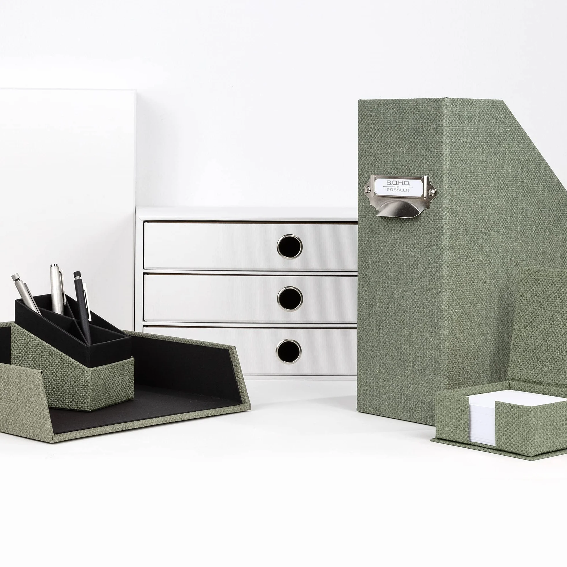 Rössler Papier S.O.H.O. Slipcase 11 x 11 cm Special Line Sage 1 sztuka