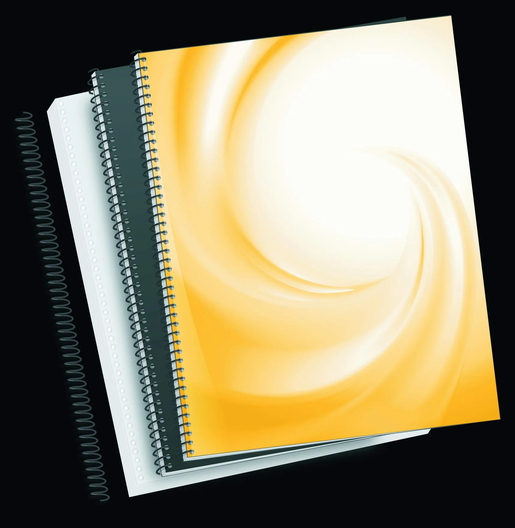 Fellowes Spirale Metalowe 5:1 59 Otworów 10 mm Czarne 25 Sztuk